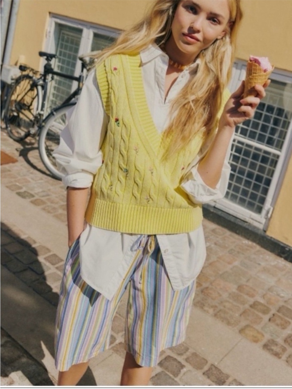 Free People Saylor Poplin Stripe Shorts S - Picture 14 of 14